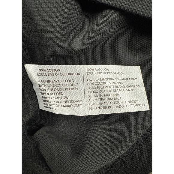 US Polo Assn. Pique Polo Shirt Mens Large Classic Fit Short Sleeve Black 116015 - Picture 5 of 5